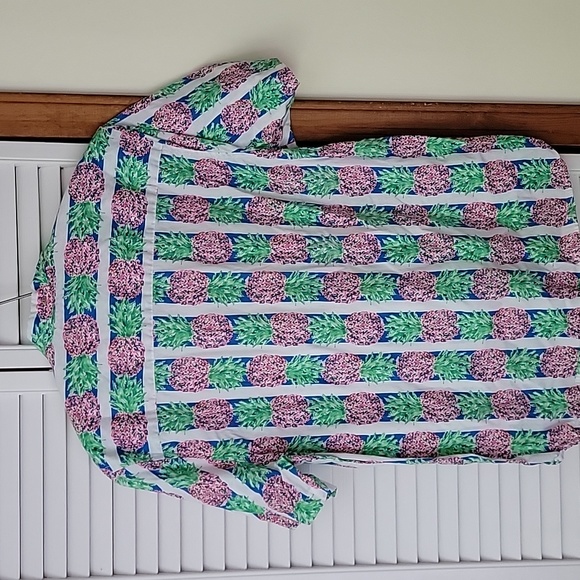 The Nutter Pineapple Striped Collared Tee - Picture 8 of 8